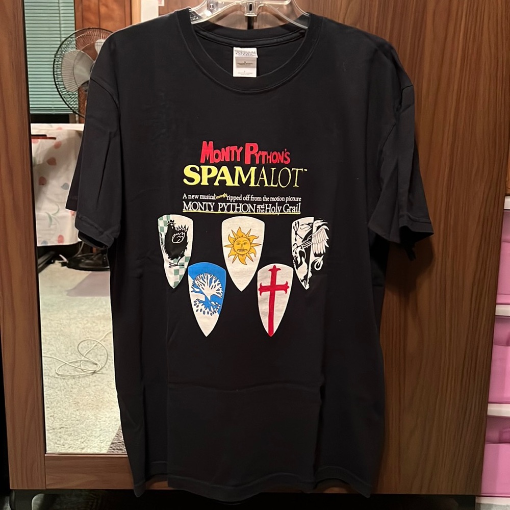 Monty Python’s Spamalot Broadway Tee T Shirt - Size Large